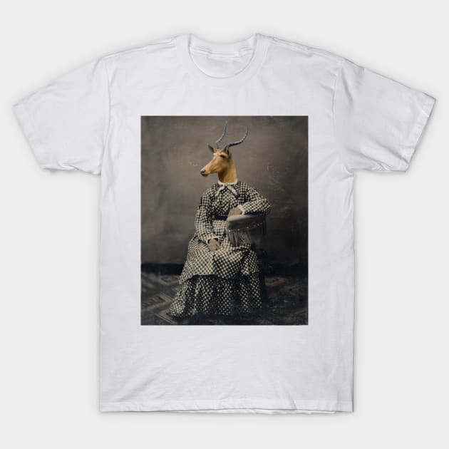 Lady Antelope T-Shirt by Loveday101